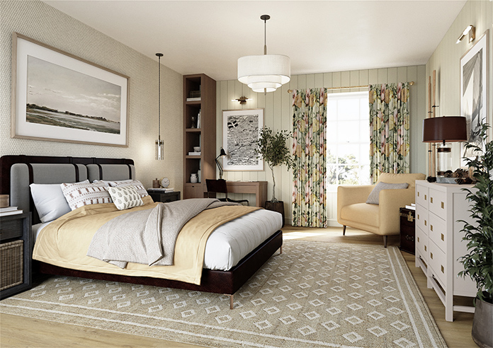 Amelia Faux Silk, Honeydew - Made to Measure Curtain - Image 7